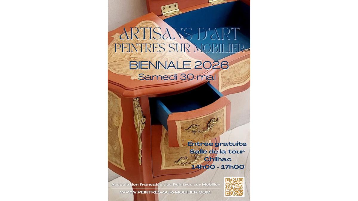 ✨ Biennale de l’Association Française des Peintres sur Mobilier – Chilhac 2026 ✨