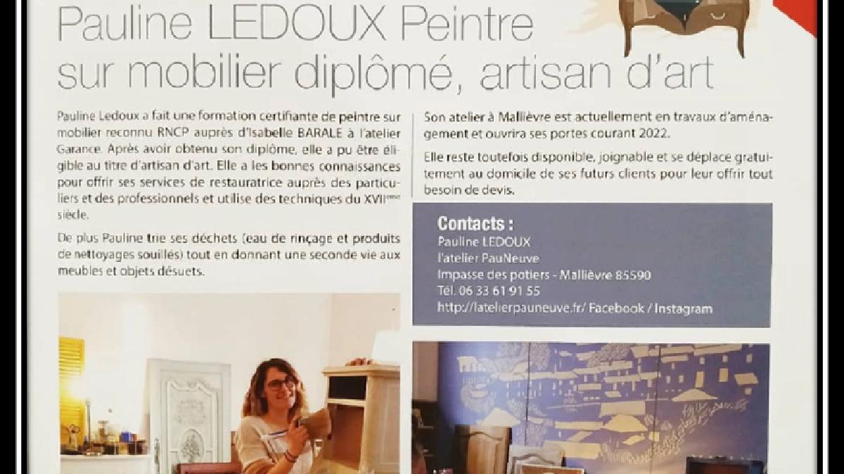 Pauline LEDOUX - L'Atelier PauNeuve 2022